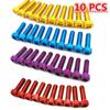 10 Stück Bunt Universal 6MM Racing Motocross Teil Kit Verkleidung Dirt Pit Bike Moto Befestigung Muttern Schrauben Zubehör Motorradschraube