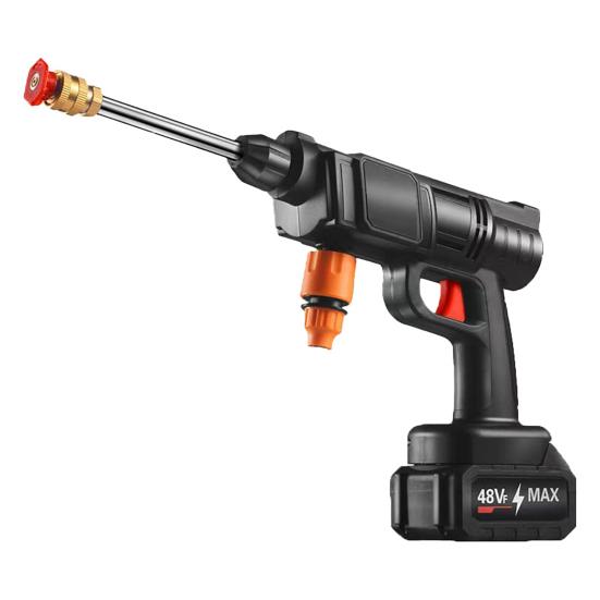 Car Pressure Washer 600PSI High Pressure Rechargeable Cordless Electric Pressure Washer with 6-in-1 Nozzle Cleaning Tool