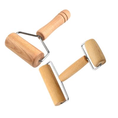 Ergonomischer Griff Küchen Nudelholz Holz Teigausroller Buche Walze zum Backen, Kochen und zur Lebensmittelzubereitung