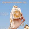 2025 Cute Capybara Mini Portable Fan Handheld Small Fan Charging 3-Speed Handheld Fan Suitable For Office Outdoor Travel