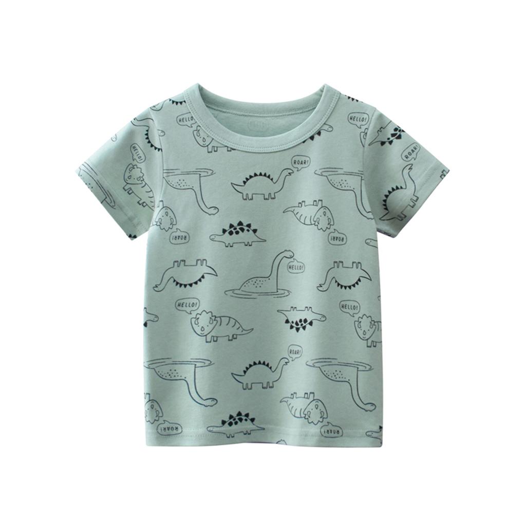 Unisex Baby T-Shirt Cotton Cute Cartoon  Pattern Tops For 1-7 Years Old