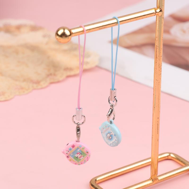 Sanrio Hello Kitty Tamagotchi Kolye Sevimli Mini Kt Çizgi Film Telefon Zinciri Harajuku Tarzı Sanrio Telefon Kolyesi