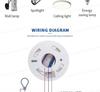 360° Ceiling PIR Motion Sensor 100-240V
