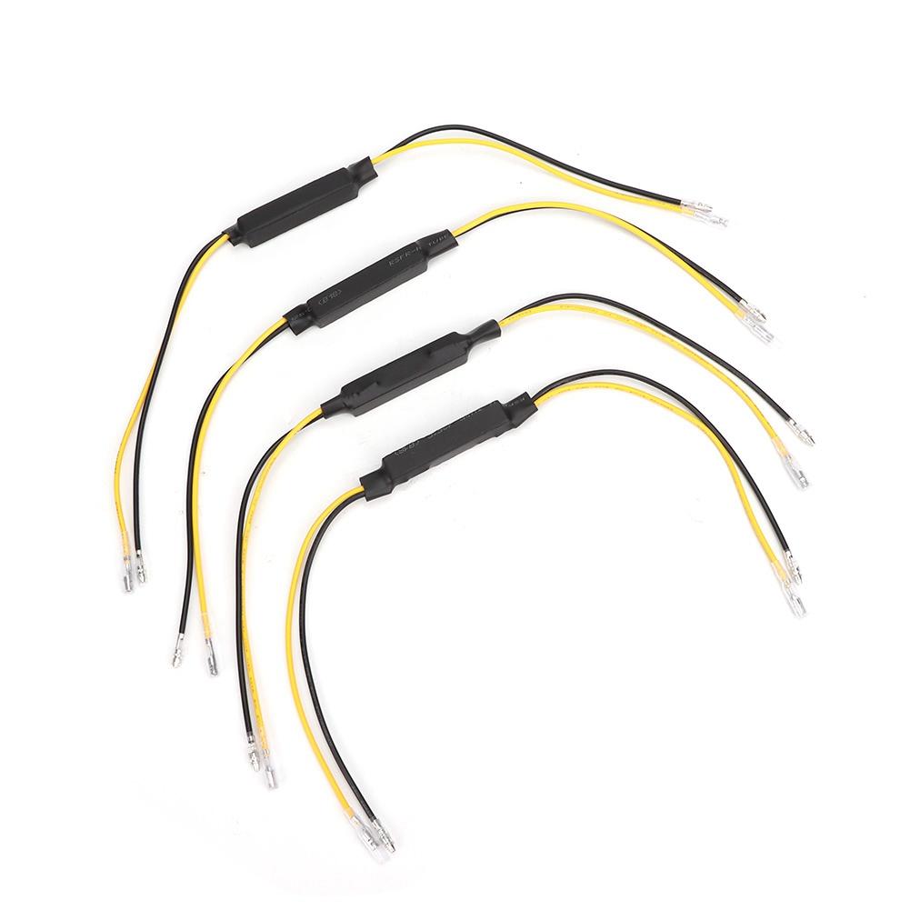4PCS 12V 24V 20W Motorcycle LED Turn Signal Indicator Load Resistor LED Decoder