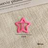 Dopamine Color Star Hair Clips: Cute Five-Pointed BB Clips for Bangs & Stray Hairs