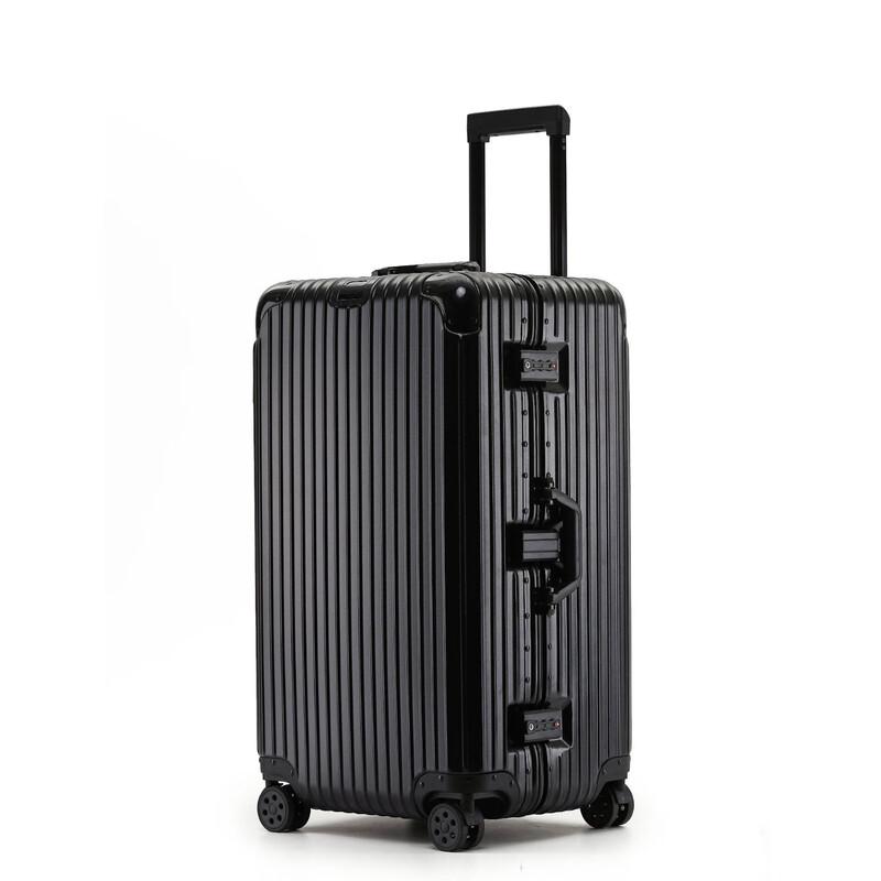 Xiaoyan Large Capacity Aluminum Frame Spinner Luggage 20 inch