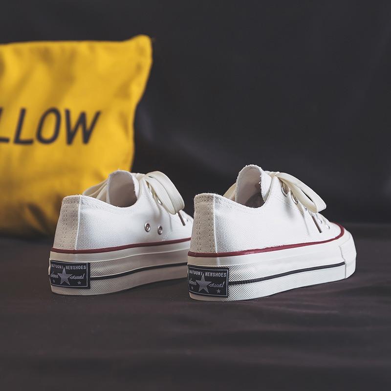 Spring platform canvas shoes women's new spring versatile casual board shoes cloth shoes small black shoes sneakers