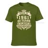 Kings Made In 1961 60 Years Of Being Awesome Tshirts Unisex Unisexs Designer T Shirt 60th Birthday Tshirts For Unisex Cotton Tees Top