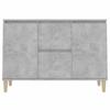 Vidaxl Cabinet, Concrete Gray, 101X35X70 Cm, Wood-Based Material