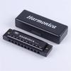 Harmonica Key of C 10 Hole Diatonic Harmonica C with Case for Beginner Students Kids Gift with Case