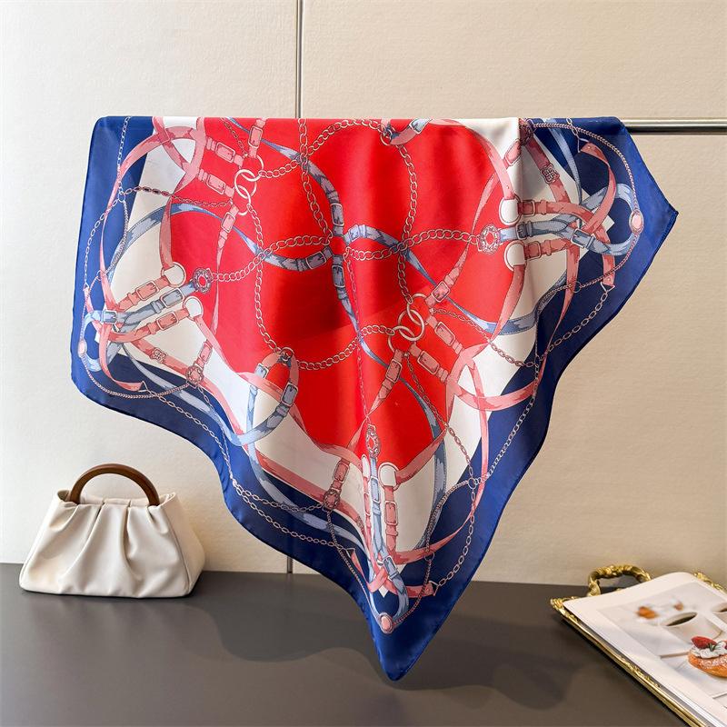 Fashion Paisley Print Silk Hairbands Scarf Women 2026 New Elagant Bandana Neck Kerchief Head Bands Foulard Female Scarfs