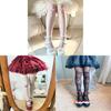 Lolita Overtheknee Stockings With Butterfly Bow Summer Sheer Nylon For Women