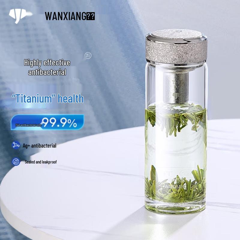 Vientiane Antibacterial Borosilicate Glass Tea Cup