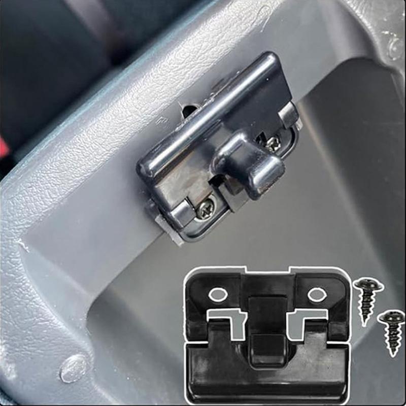 Auto-Armlehnenbox-Deckelriegel mit einfacher Montage ABS-Armlehnen-Deckelfanghaken Konsolen-Deckelverriegelungsriegel Auto-Ersatzteil für