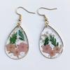 Handmade Dried Flower Dangle & Stud Earrings - Real Preserved Blooms