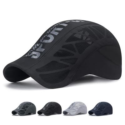 Sommer Brief Baseball Kappe Männer Mesh Sonnenschirm Schnell Trocknende Kappe Outdoor Golf Angeln Sport Snapback Hut Visier Panama Schirmmütze
