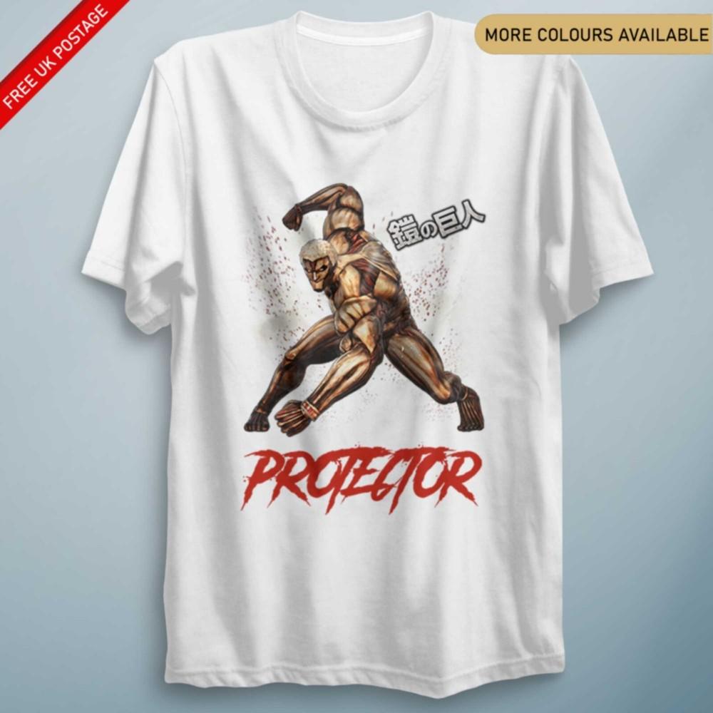 Protector Titan Braun AOT Anime Inspired T Shirt Funny Cosplay Top Unisex S
