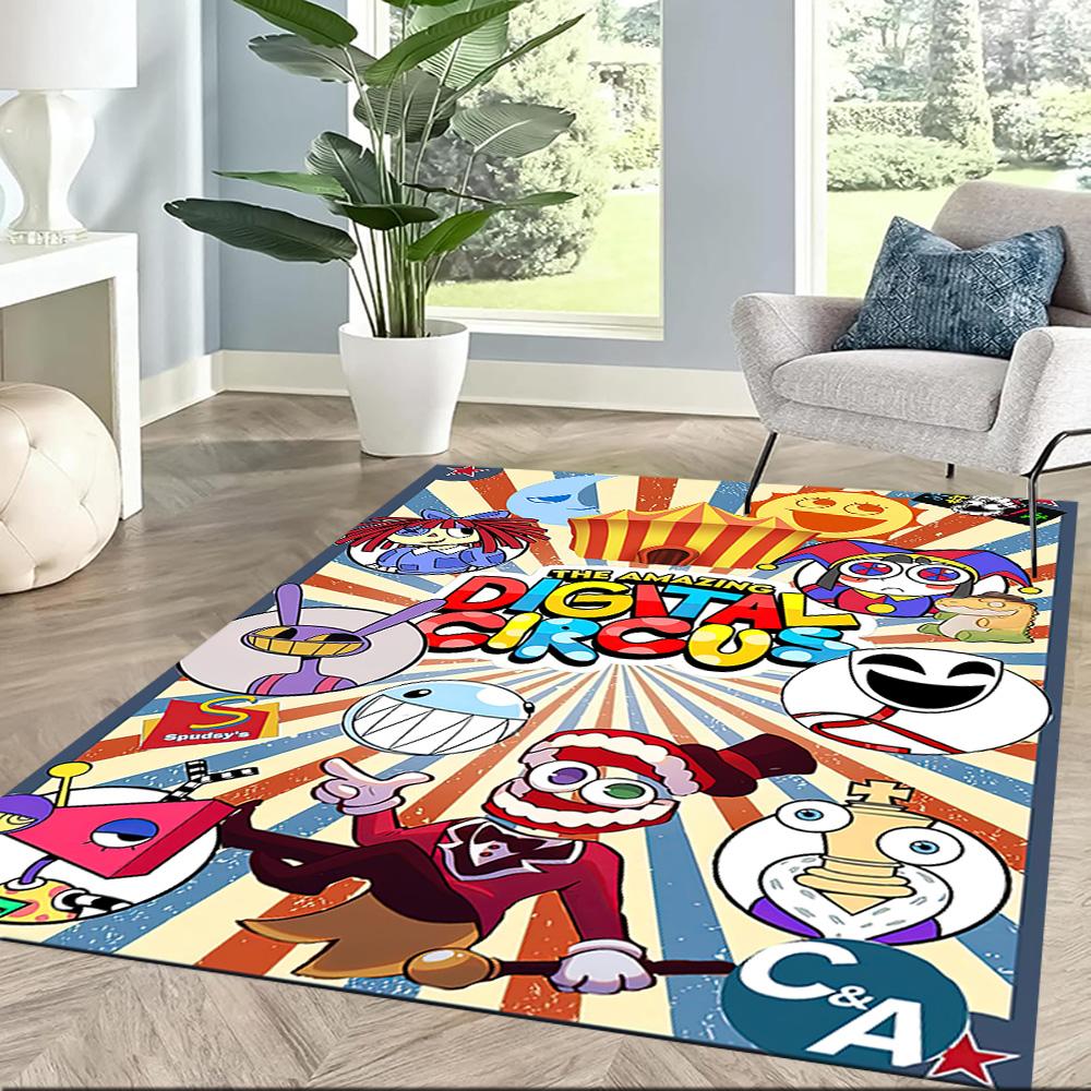 I tappeti quadrati stile The Amazing Digital Circus sono un'ottima scelta per soggiorni, camere da letto, decorazioni per la casa e come regali.