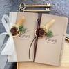 Mori Style Wedding Vows Book Set - Bride & Groom Vow and Speech Cards