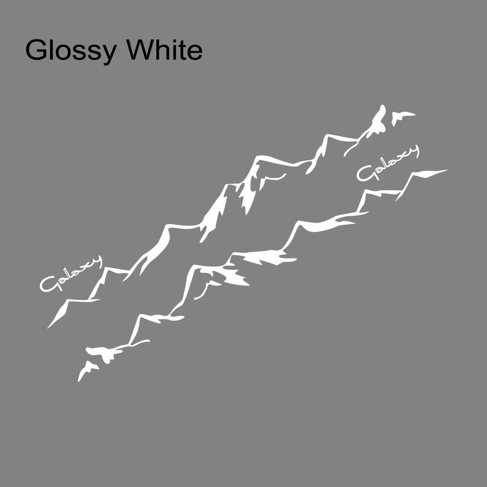 2PCS Car Stickers For Ford Galaxy MK1 MK2 Mk3 MK4 2 3 Tuning Accessories Auto Side Door Mountain Graphics Vinyl Film