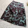 Used Beautiful condition alba ROSSA jacquard floral print flare skirt 40 brown