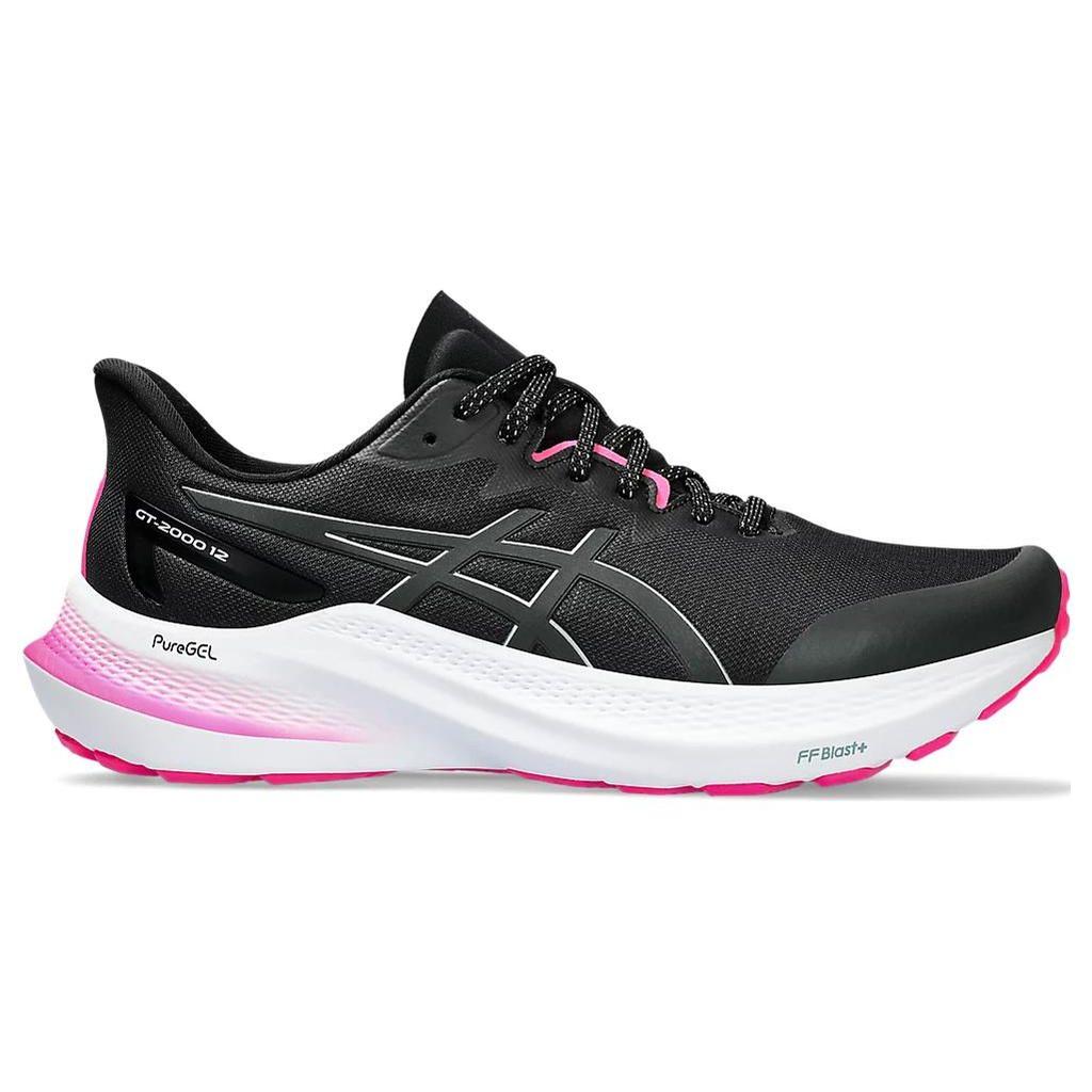 Asics GT 2000 12 Lite-Show Black Pure Silver Women Sneakers 1012B578-001