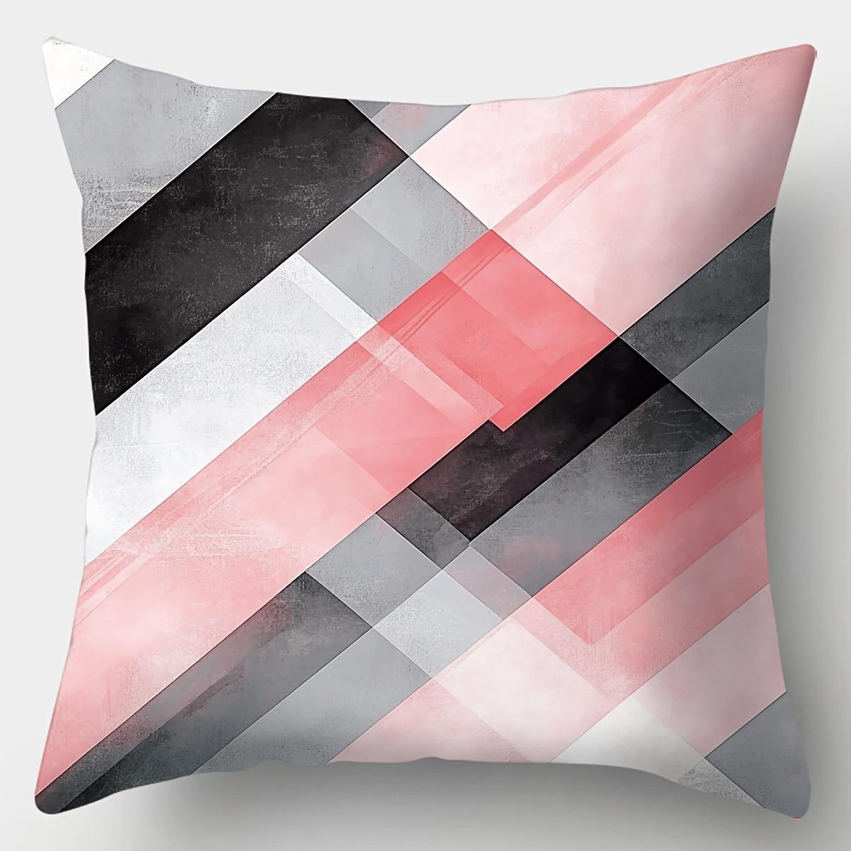 

Modern Geometric Pizza PillowcaseSuitable for sofa car bedroom decorative cushion cover pillow cover 16x16Inch