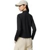Anta Sports Casual Simple Solid Color Stand Collar Comfortable Versatile Long Sleeve T-Shirt Women Tops 162537403-3