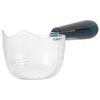 Two in One Plastic Pet Food Spoon Dog Food Scoop Clip with Transparent Scale Measuring Cup for Cat Dog Feeding