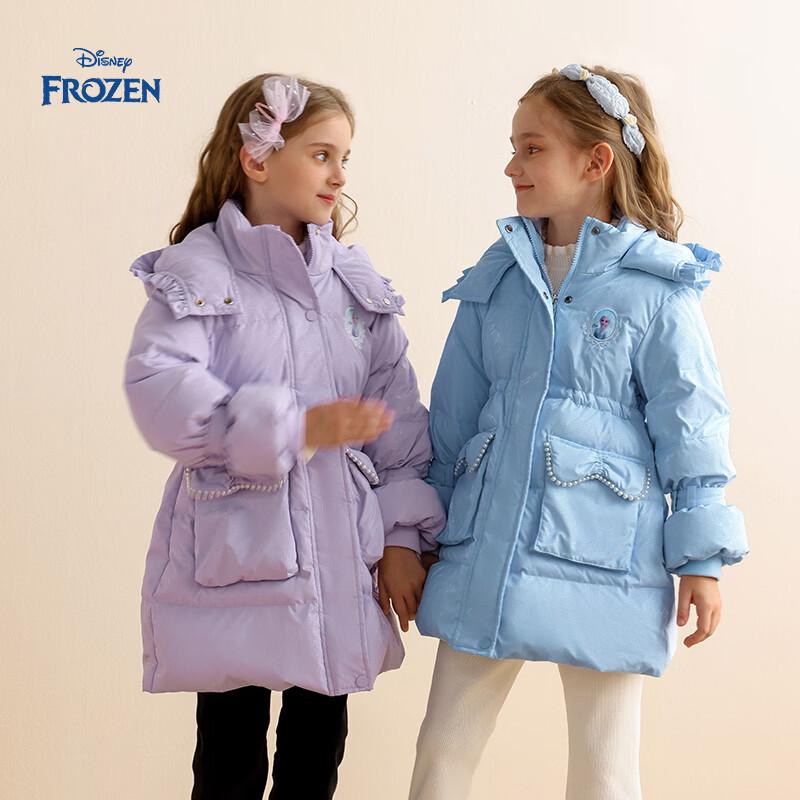 Disney Children's Mid-Length 90% Duck Down Padded Winter Coat