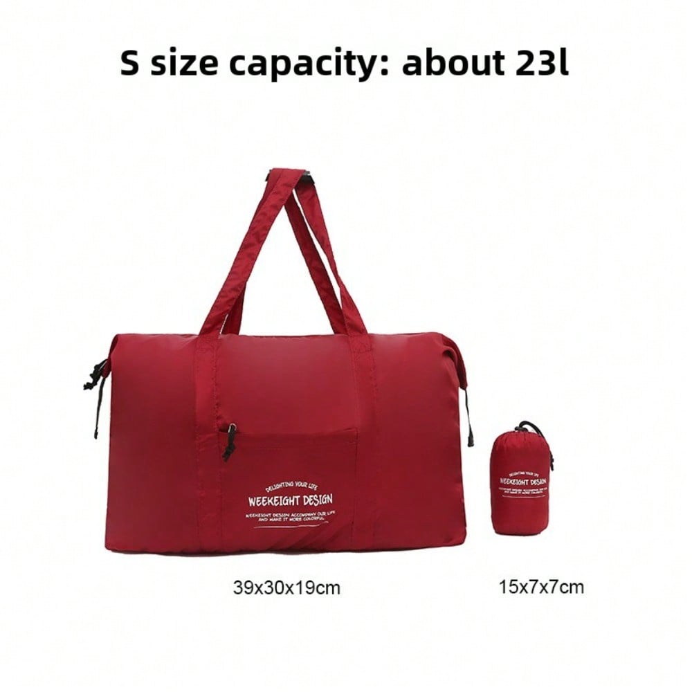 Sac de voyage pliable Sac à main grande capacité pour femmes Sac de cabine pour hommes Sac d'avion Sac pour vols courts Sac de rangement pour livraison Sac de déménagement 1pc