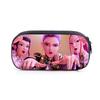 2025 Demon Hunters Cartoon Student Polyester Pencil Bag Secondary Element Stationery Box Fabric Pencil Case Hot