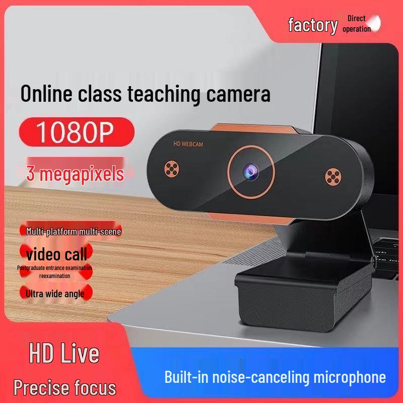 4K USB Streaming Camera with Microphone for Desktop and Laptop