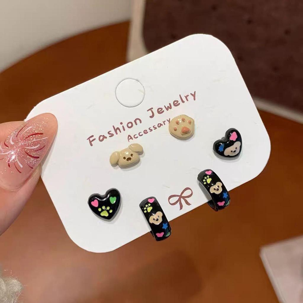 Pink Butterfly Tassel Pearl Stud Earrings Set for Women - High-End Luxury Jewelry