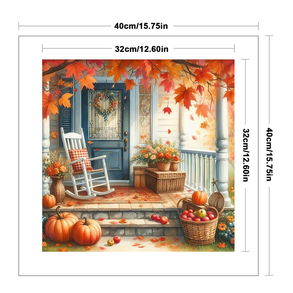 Scenery Printed Cross Stitch Kit DIY 11CT Embroidery Craft Set Home Decoration