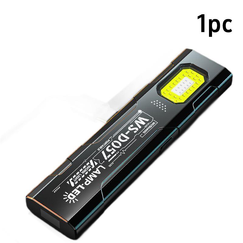 Mini Powerful Cob Led Keychain Flashlight Usb Rechargeable Hanging Work Light Waterproof Keyring Camping Walking Pocket Lamp