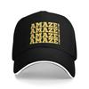 AMAZE Project Hail Mary Yellow Sun Baseball Cap Summer Unisex Print Trucker Hat Breathable Fashion Running Hippie Snapback Cap