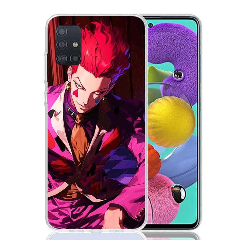 Huner X-Hunters Hisoka Phone Case For Samsung Galaxy A52 A32 A22 A12 A02S A50S A30S A51 A31 AA71 Note 20 Ultra 10 S10 Plus Galax
