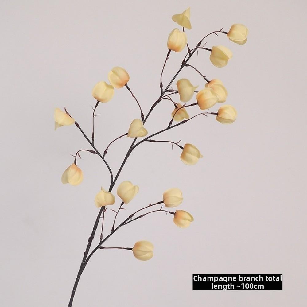 100cm Artificial Lantern Fruits Bouquets Long Branches Fake Flower  Photography Props