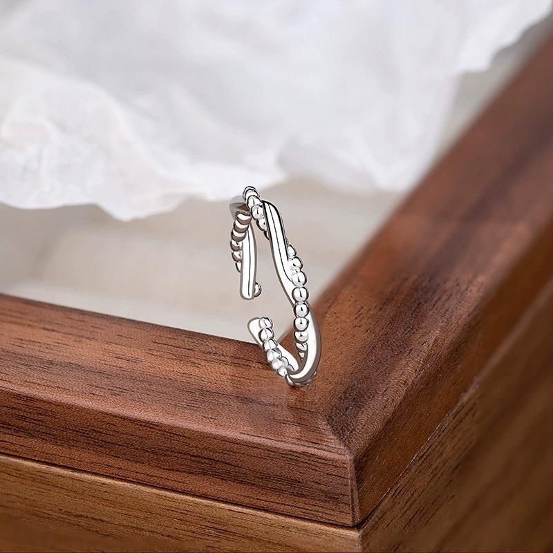 

Корейское кольцо-твист с намоткой в виде круглого шара, женское, на указательный палец, нишевый дизайн, модная личность, простой стиль инс