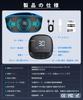 EMS Abdominal Muscle Belt, Diet Device, Abdominal Muscle Training, No Gel Sheets Required, Fits 70-117cm, 'PRO LED Controller, Real-time Calorie Displ