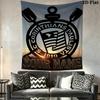 Custom Name Corinthians Wall Tapestry Aesthetic Wall Hanging Printed Fabric Blanket Decorative Tapestries for Bedroom Living Room Home Decor
