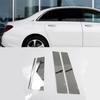Estilo de Carro Colunas BC da Janela Moldura Brilhante Capa Decorativa Adesivo Acabamento Para Mercedes Benz Classe E W213 200 300 Auto