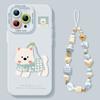 West Highland Puppy Apple 17promax Mobile Phone Case 16 Blue 15plus Silicone 14 with Lanyard 13 All-inclusive Cover