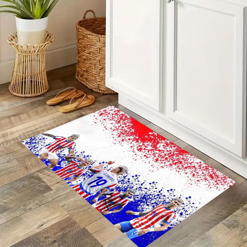 Atletico Madrid Nonslip Kitchen Mat Floor Carpet Rug For Indoors Outdoors Home Decor Room Supplies Spring Decor