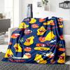 Customiz Name Personality Larva Blanket Soft &Warm Sofa Office Bed Travel Lunch Break Blanket, Gift Suitable All Seasons