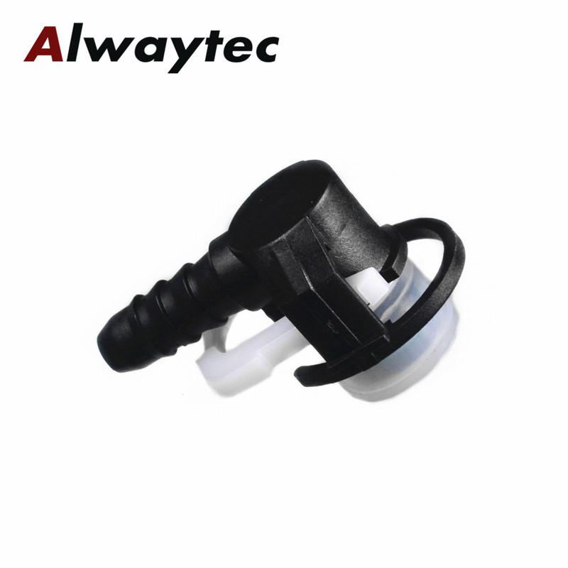 10pcs Water Pipe Connector ID12-ID6-90degree L Type Quick Coupling For Fuel Auto Water Pipe