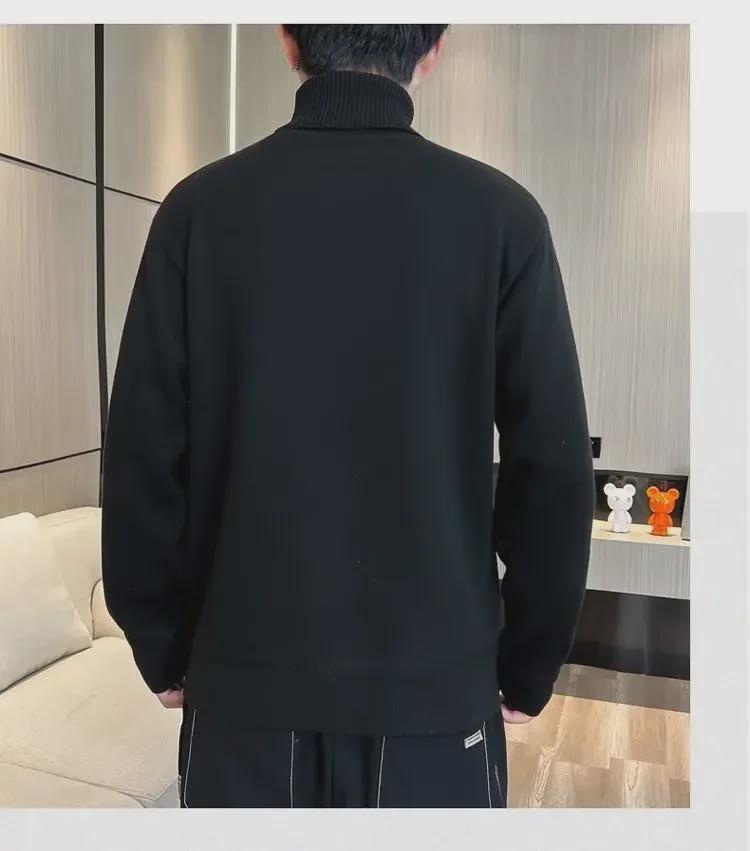 Men's Trendy High Collar Sweater for Autumn/Winter 2023