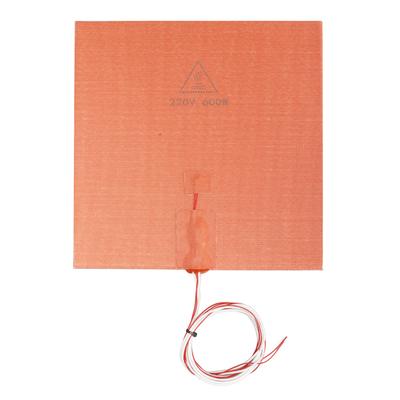 Silicone Heating Pad 280x280mm 220V 600W High Temperature Resistance Hot Bed Silicone Heater Mat