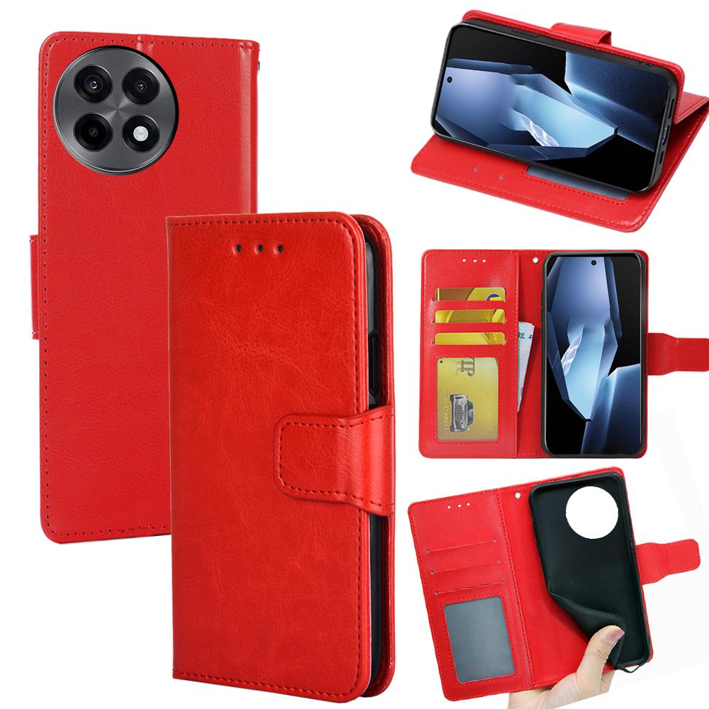 For OnePlus Ace 5 Pro 5G/Ace 5 5G Case Wallet PU Leather+TPU Folding Stand Phone Cover